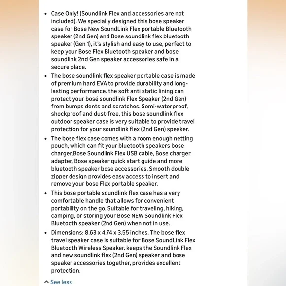 Bose Lavender Speaker Case - Picture 4 of 4